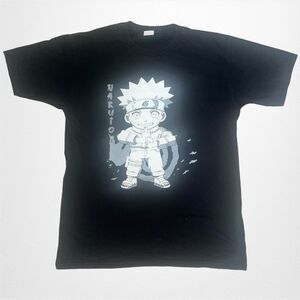 Suna NARUTO Men’s Black T-Shirt size Medium